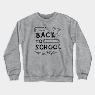 back to school icon handraw Crewneck Sweatshirt